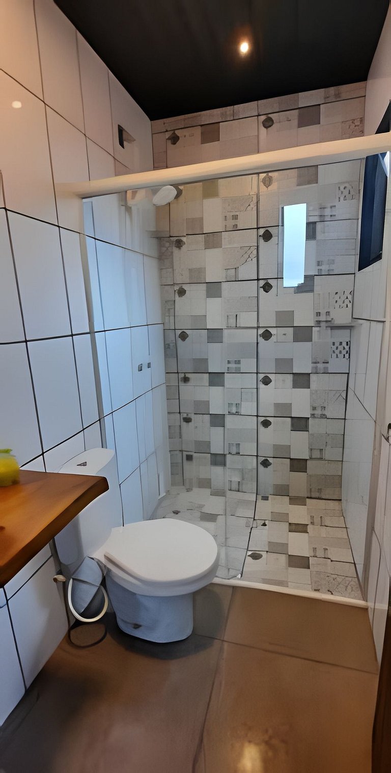 Chalé com piscina, banheira e sala de jogos na Serra