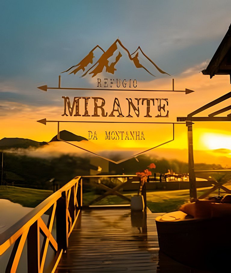 Chalé com piscina, banheira e sala de jogos na Serra