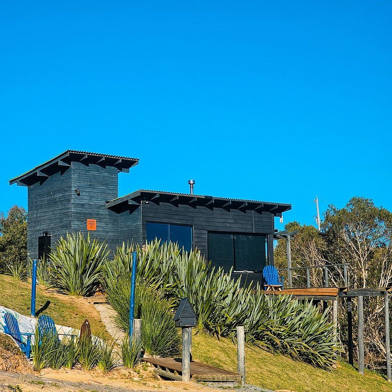 Chalé Romântico com Jacuzzi e vista incrível