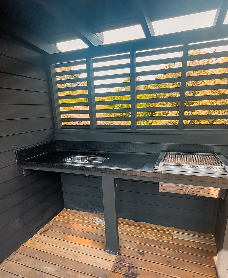 Chalé Romântico com Jacuzzi e vista incrível