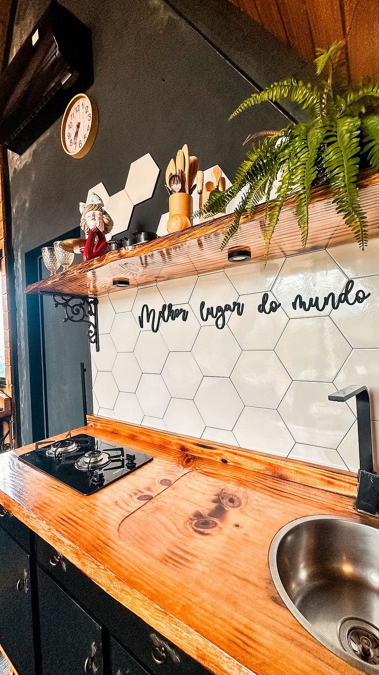 Chalé Romântico com Hidromassagem e vista incrivel