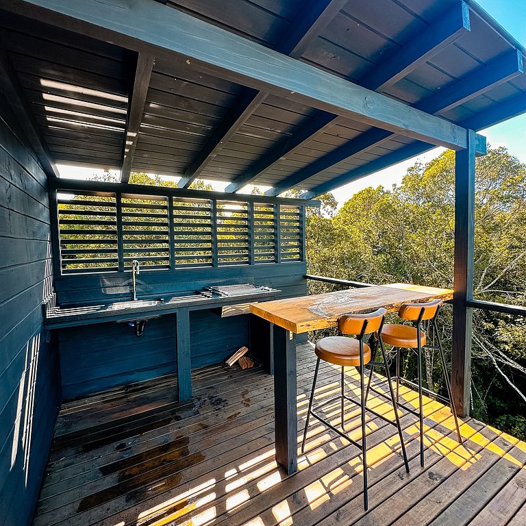 Chalé Romântico com Jacuzzi e vista incrível
