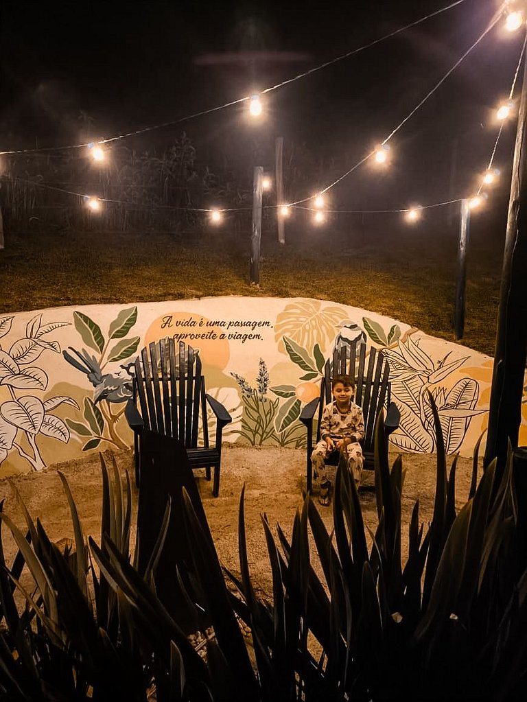 Chalé Romântico com Jacuzzi e vista incrível