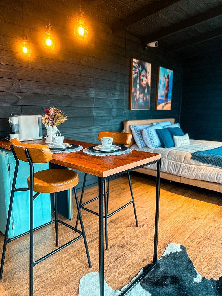 Chalé Romântico com Jacuzzi e vista incrível